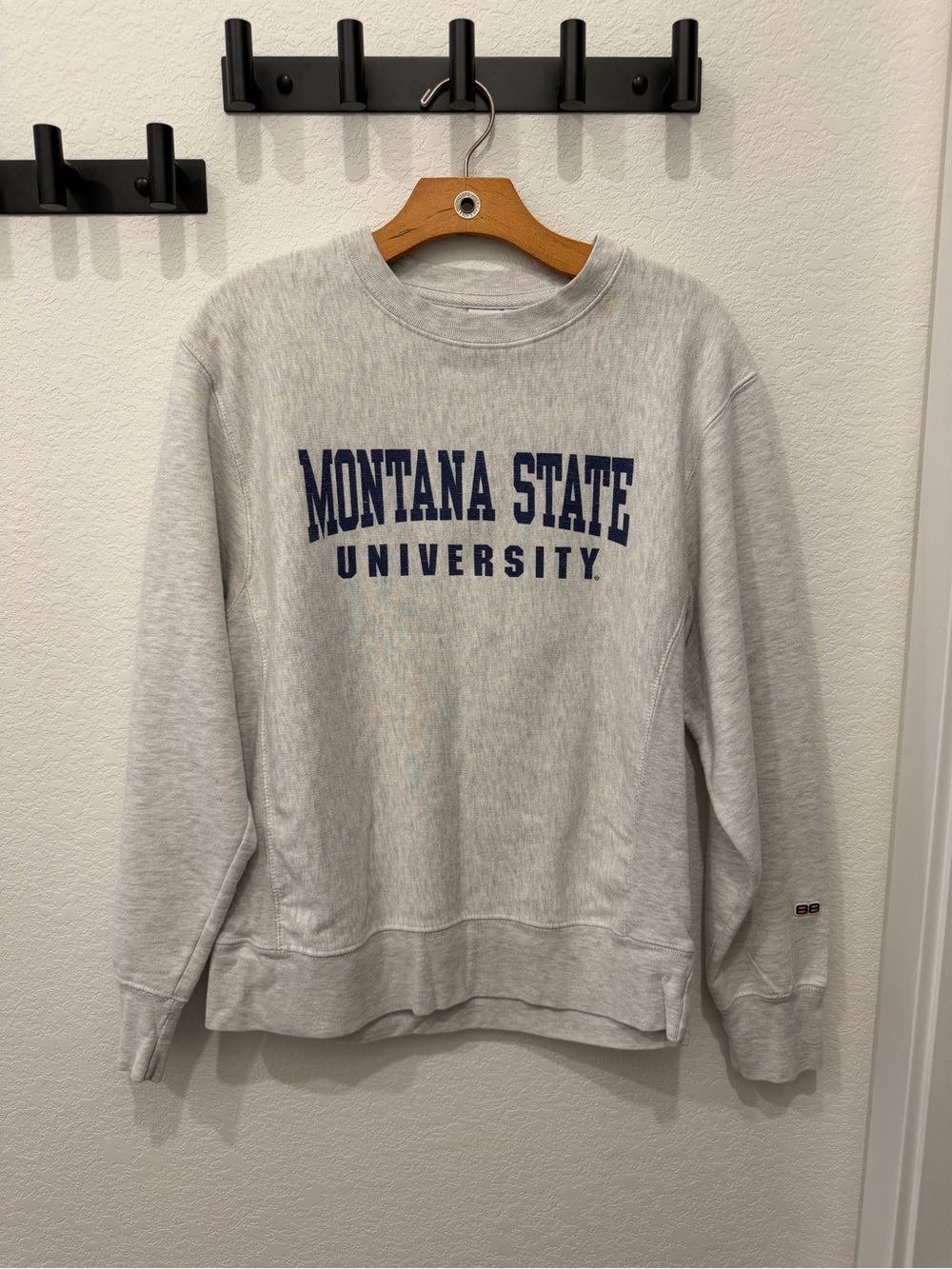 Grey College Crewneck Sweatshirt